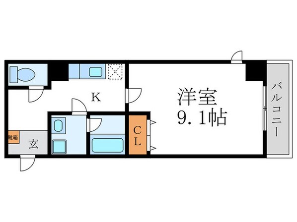 フレア千本三条の物件間取画像